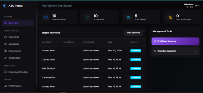 HR Management Portal